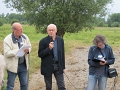 38_Willy Callebaut - chef du district Dendre - WenZ - donne des explications sur les travaux prevus a Overboelare
